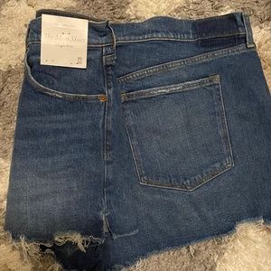 Woman’s cut off jean shorts